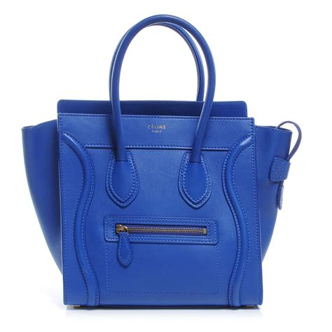 celine luggage royal blue|2010 celeine luggage tote.